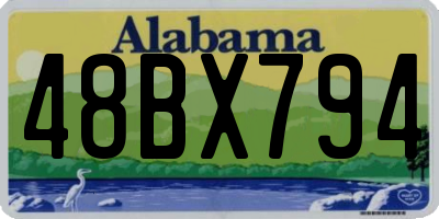 AL license plate 48BX794