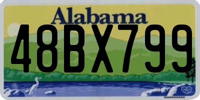 AL license plate 48BX799