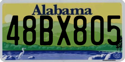 AL license plate 48BX805