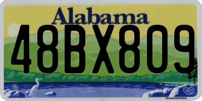 AL license plate 48BX809