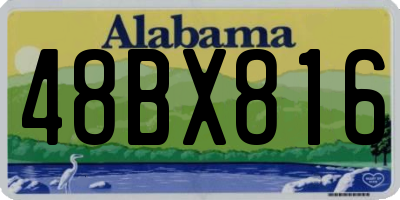 AL license plate 48BX816
