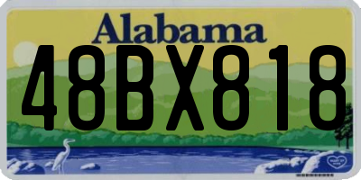 AL license plate 48BX818