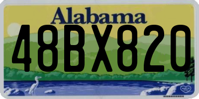 AL license plate 48BX820