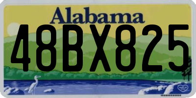AL license plate 48BX825