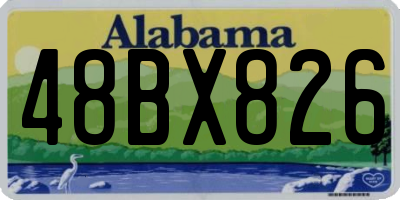 AL license plate 48BX826