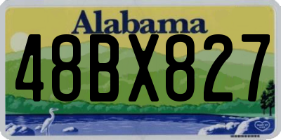 AL license plate 48BX827