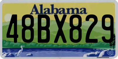 AL license plate 48BX829