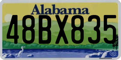 AL license plate 48BX835