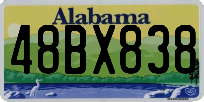 AL license plate 48BX838