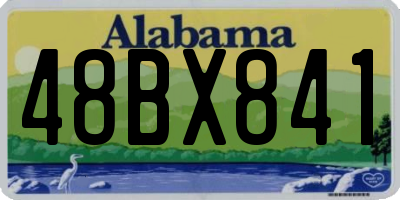 AL license plate 48BX841