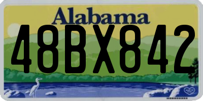 AL license plate 48BX842