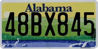 AL license plate 48BX845