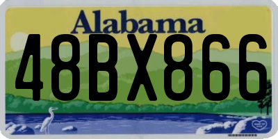 AL license plate 48BX866