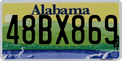 AL license plate 48BX869