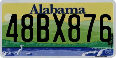 AL license plate 48BX876