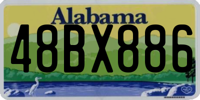 AL license plate 48BX886