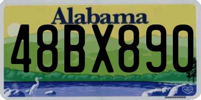 AL license plate 48BX890