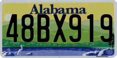 AL license plate 48BX919