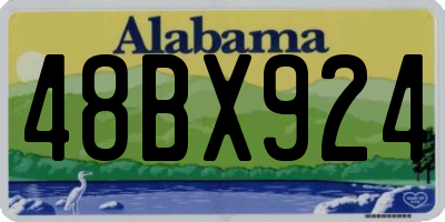 AL license plate 48BX924