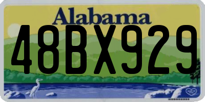 AL license plate 48BX929