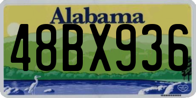 AL license plate 48BX936