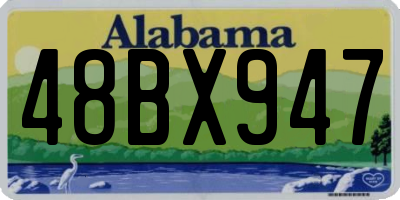 AL license plate 48BX947