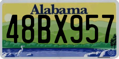 AL license plate 48BX957