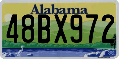AL license plate 48BX972