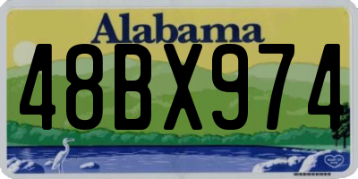 AL license plate 48BX974