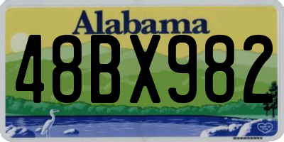 AL license plate 48BX982