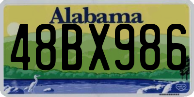 AL license plate 48BX986