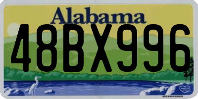 AL license plate 48BX996