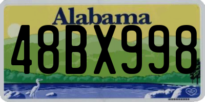 AL license plate 48BX998