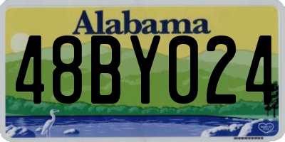 AL license plate 48BY024