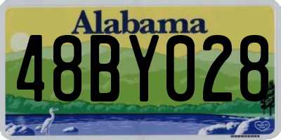 AL license plate 48BY028