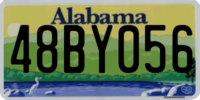 AL license plate 48BY056