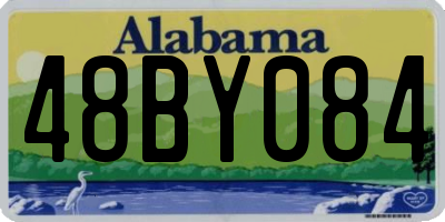 AL license plate 48BY084
