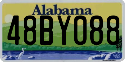 AL license plate 48BY088