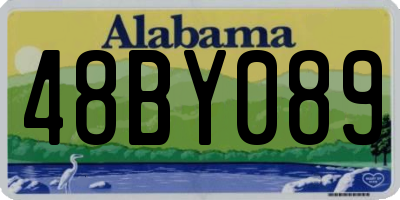 AL license plate 48BY089