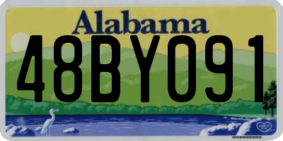 AL license plate 48BY091