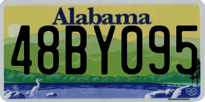 AL license plate 48BY095