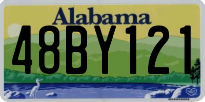 AL license plate 48BY121