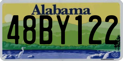 AL license plate 48BY122