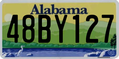 AL license plate 48BY127