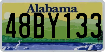 AL license plate 48BY133