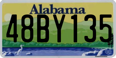 AL license plate 48BY135