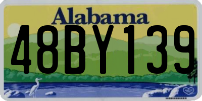 AL license plate 48BY139