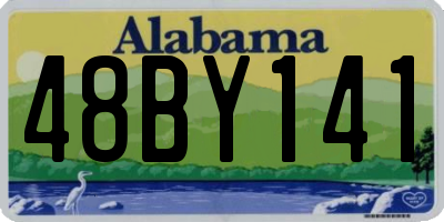AL license plate 48BY141