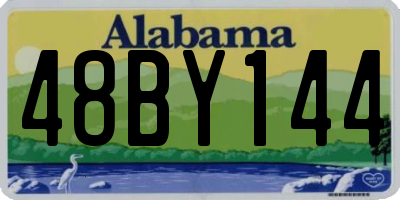 AL license plate 48BY144