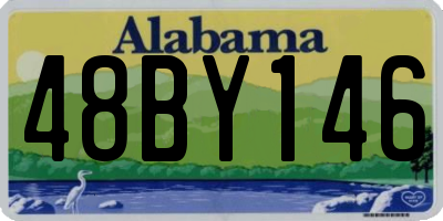 AL license plate 48BY146
